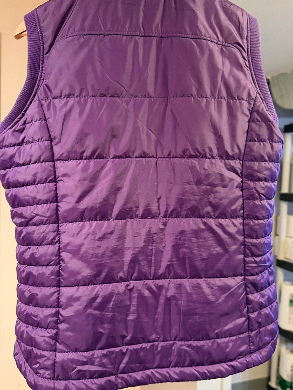 Minnesota Vikings Purple Quilted Puffer Vest for women - Picture 2 of 5
